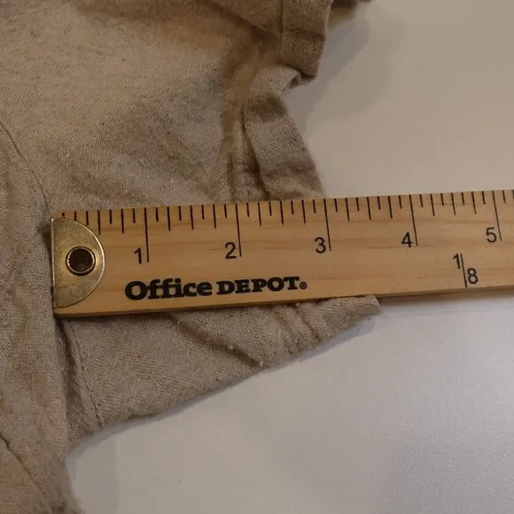 Old Navy Flax Linen Blend Shorts Women’s XL Elastic High Waist Oatmeal Pull On - Picture 5 of 13